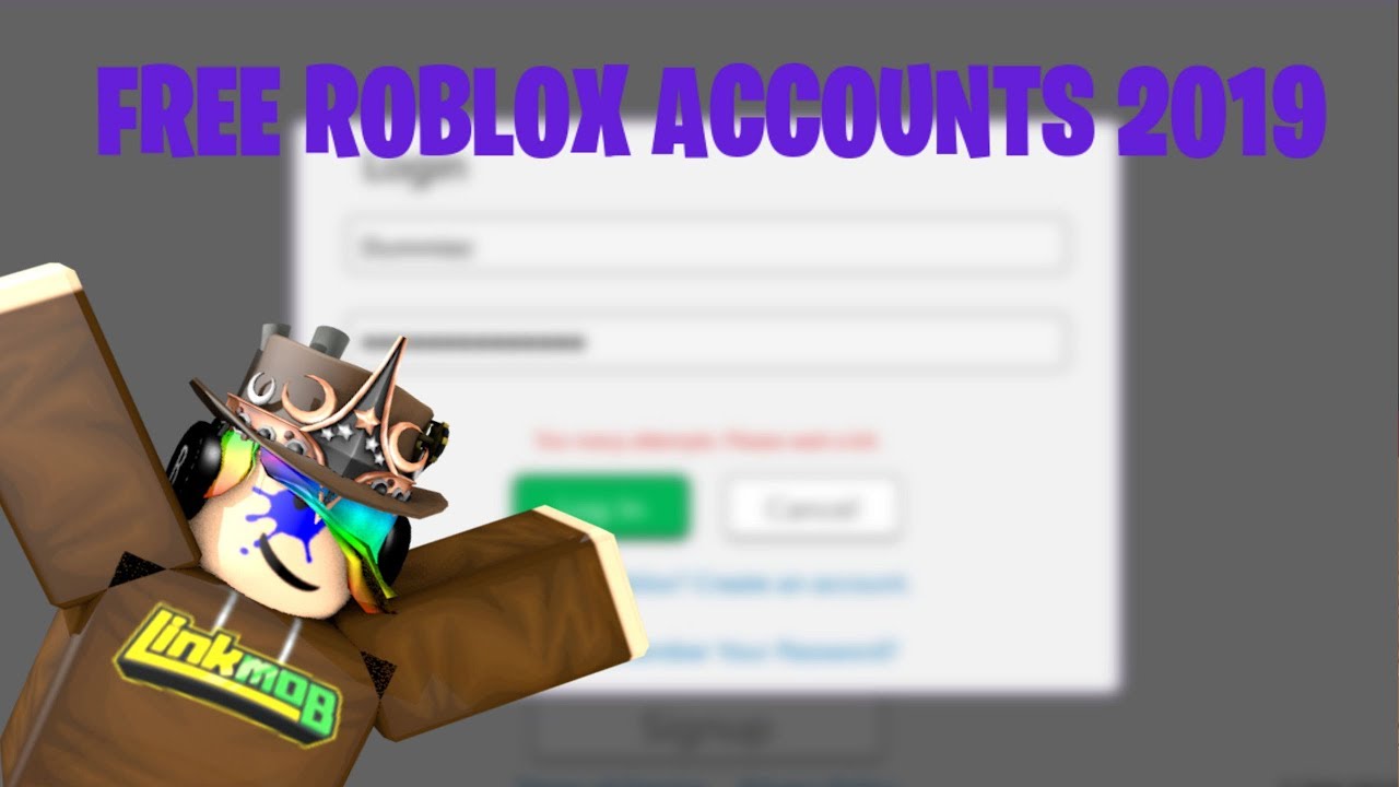 free accounts for roblox with robux